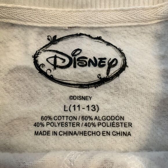 Disney Mickey Mouse Shirt Youth Large 11-13 Brown All Over Print Long Sleeve - Picture 2 of 6